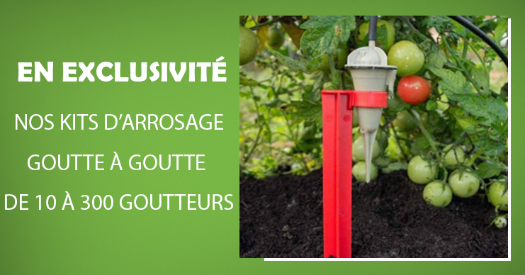 Kit Arrosage 3 Goutte a Goutte Iriso pour Jardinières