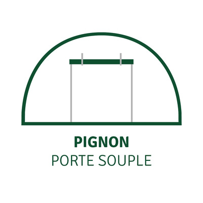 pignon souple porte tunnel